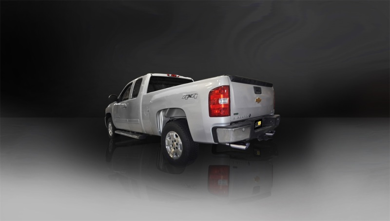 Chevrolet Silverado Performance Exhaust - Dual Rear Exit - CORSA Performance - Sport Cat-Back - Polished - `11-`13